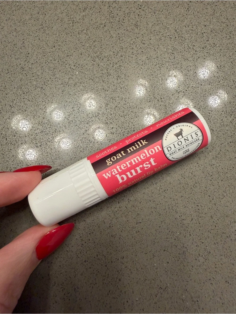 Dionis Goat Milk Lip Balm Watermelon Burst Jumbo NWT Hydrating
